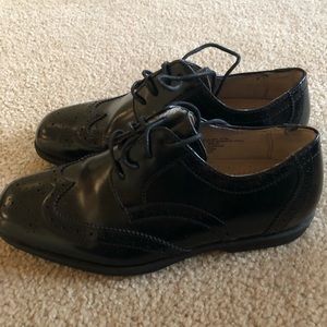Black formal shoes